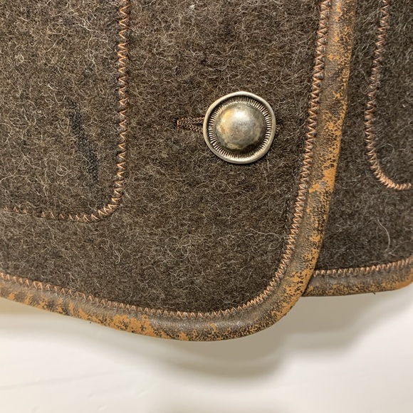 Edelweiss Wool Loden Jacket steampunk unisex - Picture 4 of 8